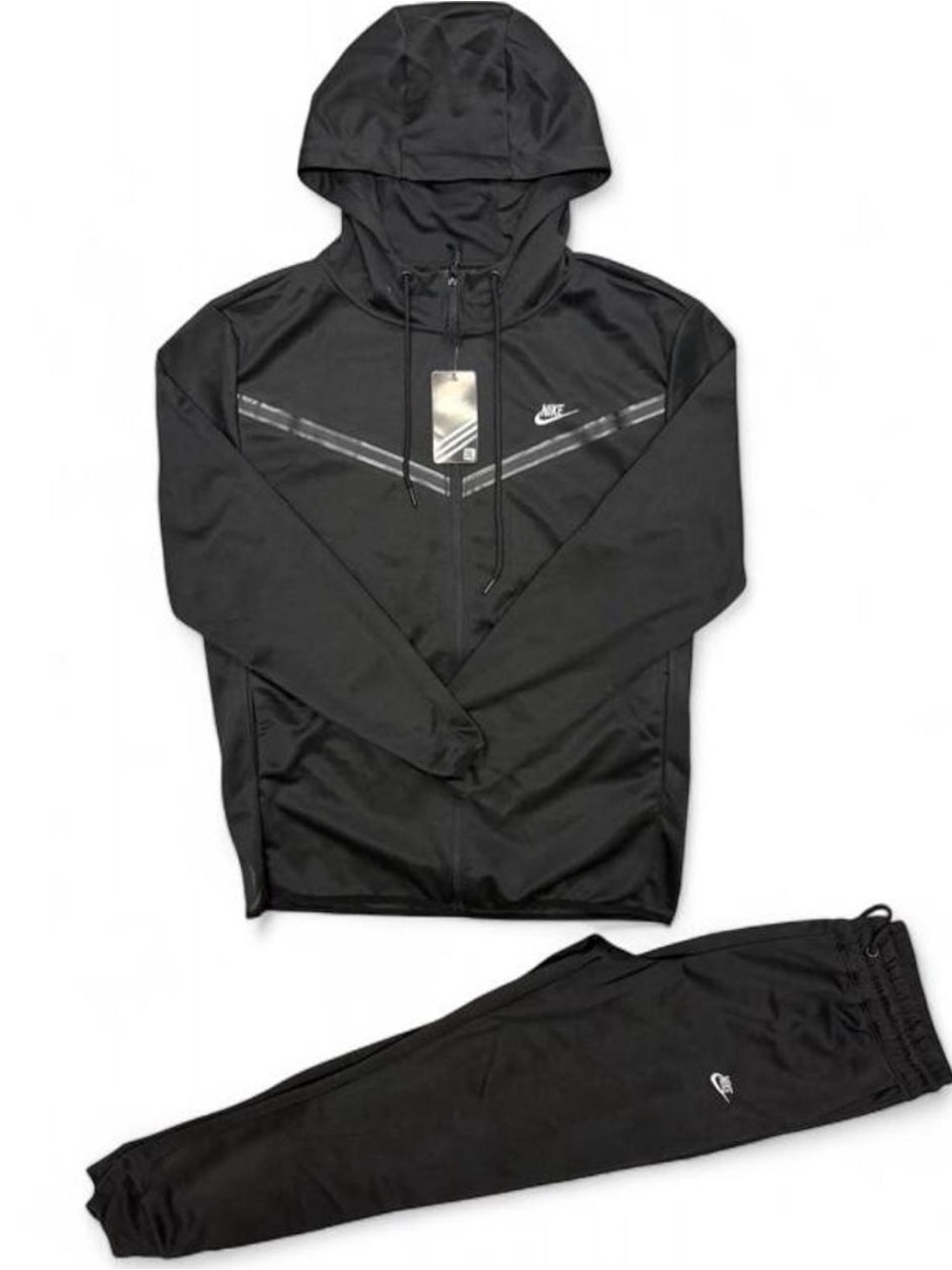 black nike tech set